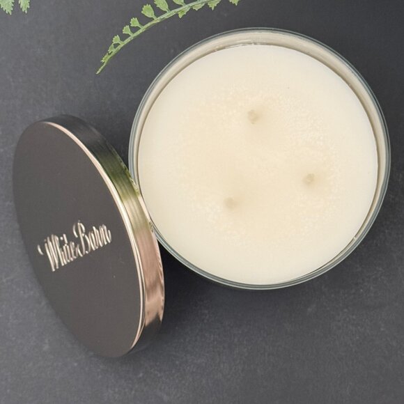 BBW Frozen Lake White Barn Bath & Body Works 3 Wick Candle - Picture 6 of 10